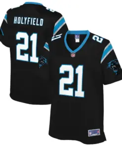 Elijah Holyfield Carolina Panthers NFL Pro Line Women's Team Color Player Jersey - Black