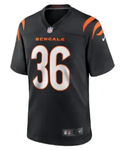 Elijah Holyfield Cincinnati Bengals Nike Game Player Jersey - Black - Image 3