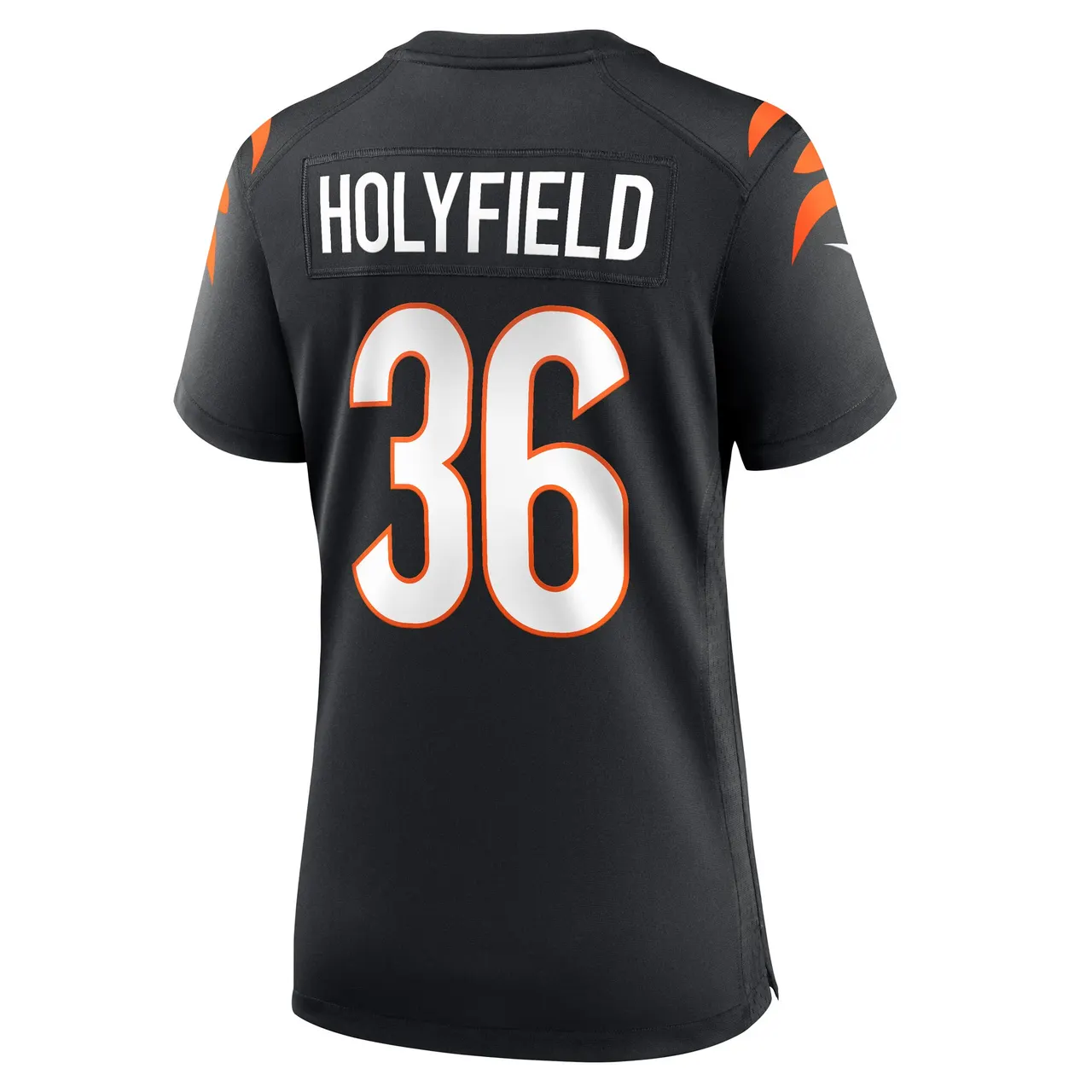 Elijah Holyfield Cincinnati Bengals Nike Women's Game Player Jersey - Black - Image 4