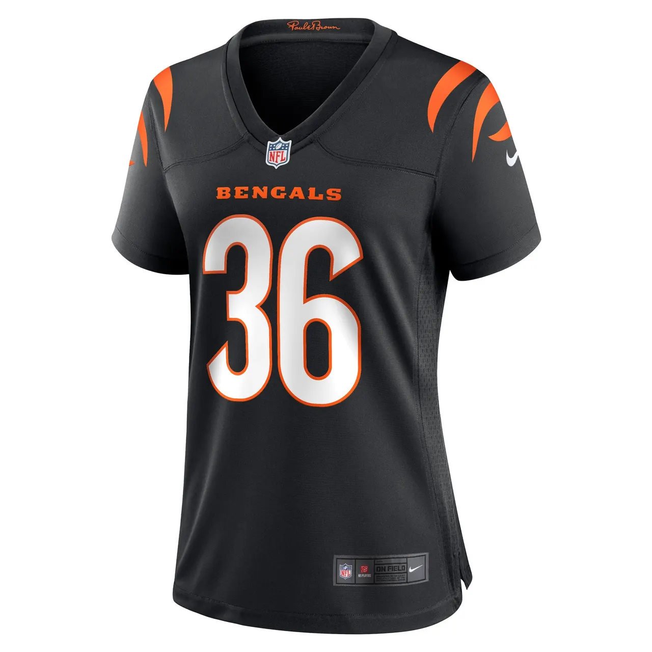 Elijah Holyfield Cincinnati Bengals Nike Women's Game Player Jersey - Black - Image 3