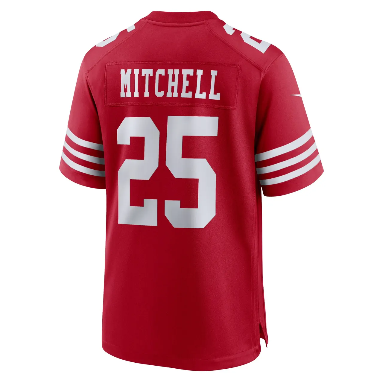 Elijah Mitchell San Francisco 49ers Nike Player Game Jersey - White - Image 7