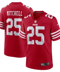 Elijah Mitchell San Francisco 49ers Nike Player Game Jersey - White - Image 15