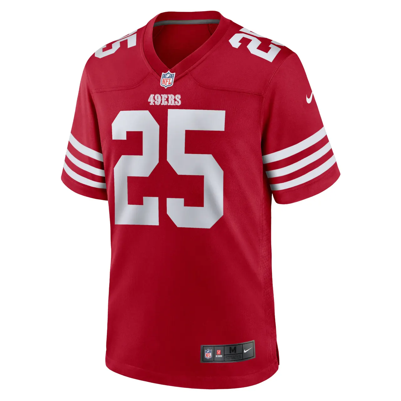 Elijah Mitchell San Francisco 49ers Nike Player Game Jersey - White - Image 6