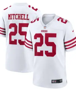 Elijah Mitchell San Francisco 49ers Nike Team Player Game Jersey - Scarlet - Image 9