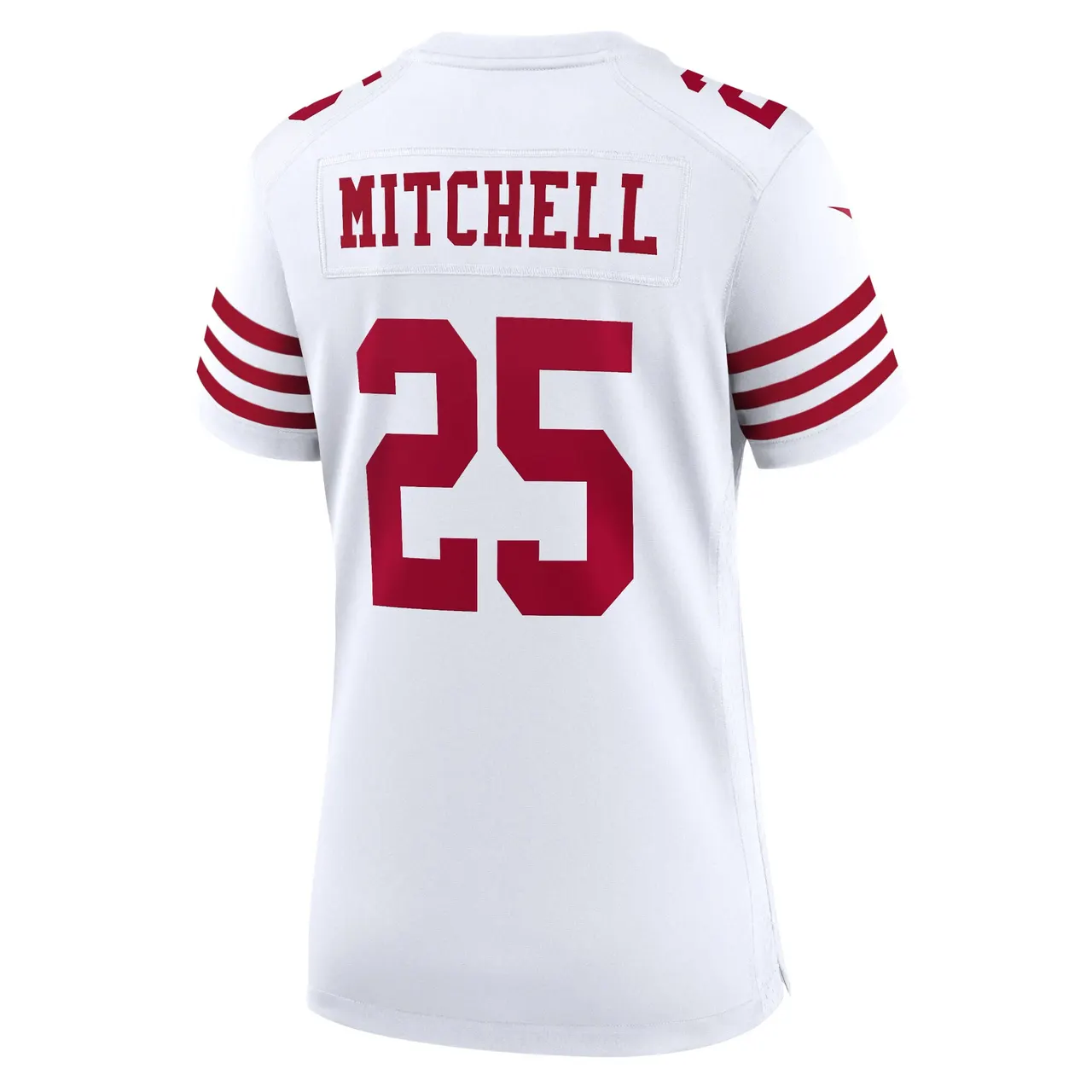 Elijah Mitchell San Francisco 49ers Nike Women's Alternate Game Jersey - Scarlet - Image 7
