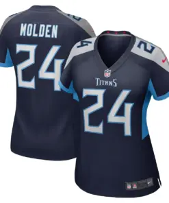Alternative view of Elijah Molden Tennessee Titans Nike Women's Game Jersey - Navy