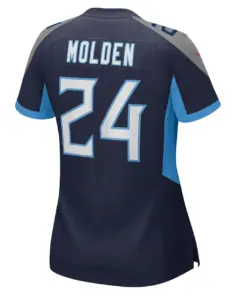 Elijah Molden Tennessee Titans Nike Women's Game Jersey - Navy - Image 4