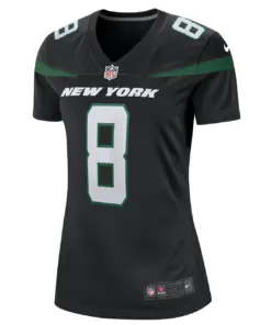 Elijah Moore New York Jets Nike Women's Game Jersey - Stealth Black - Image 3