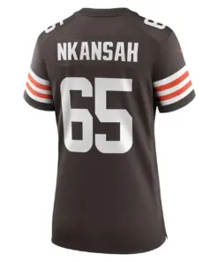 Elijah Nkansah Cleveland Browns Nike Women's Game Player Jersey - Brown - Image 4