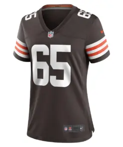 Elijah Nkansah Cleveland Browns Nike Women's Game Player Jersey - Brown - Image 3