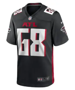 Elijah Wilkinson Atlanta Falcons Nike Game Jersey - Black - Image 3