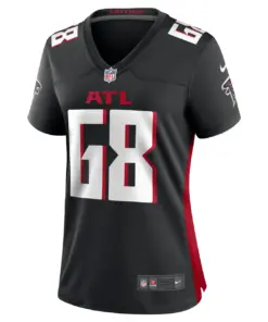 Elijah Wilkinson Atlanta Falcons Nike Women's Game Jersey - Black - Image 3