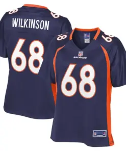 Elijah Wilkinson Denver Broncos NFL Pro Line Women's Alternate Player Jersey - Navy