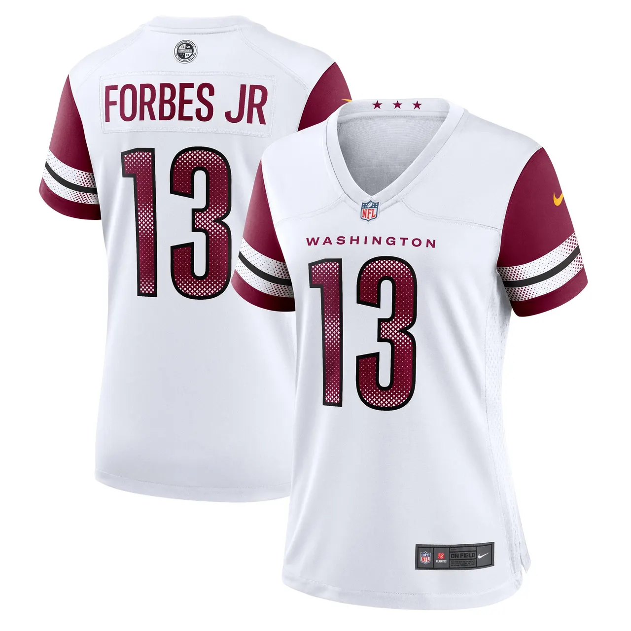 Emmanuel Forbes Jr. Washington Commanders Nike Women's Away Game Jersey - White - Image 2