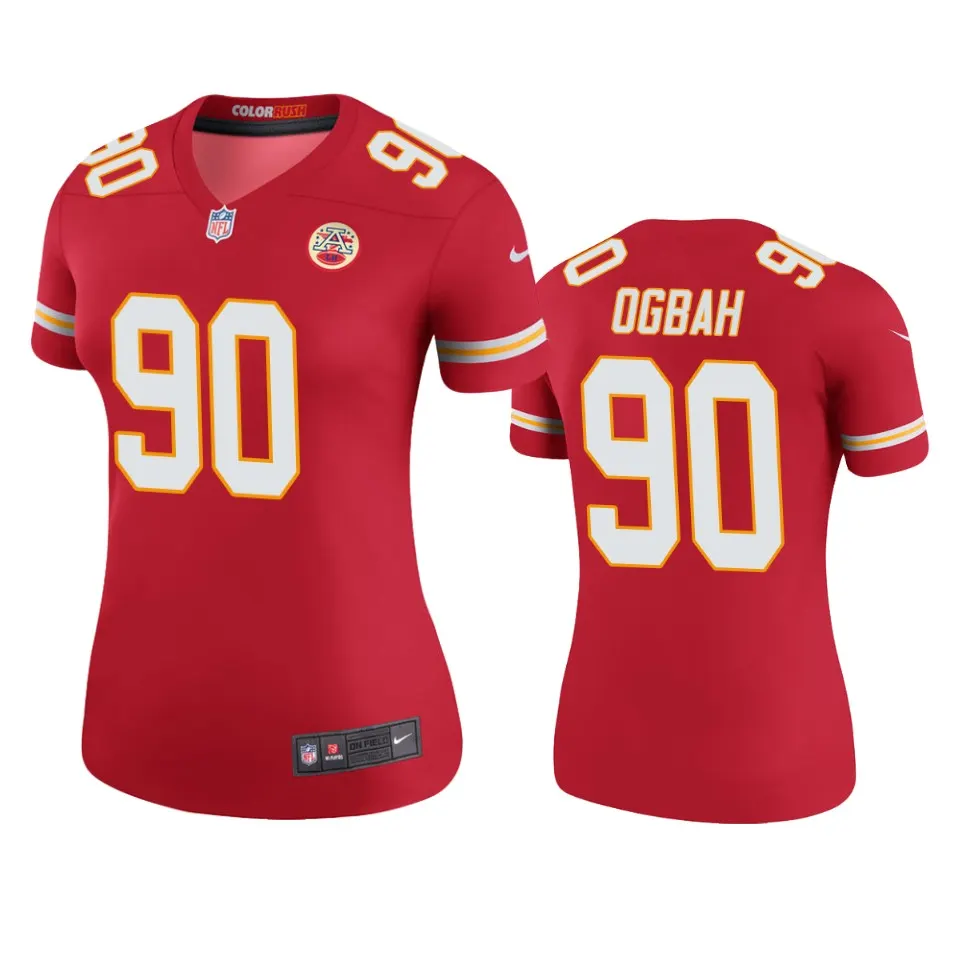 Emmanuel Ogbah Kansas City Chiefs Nike Women's Color Rush Legend Jersey - Red