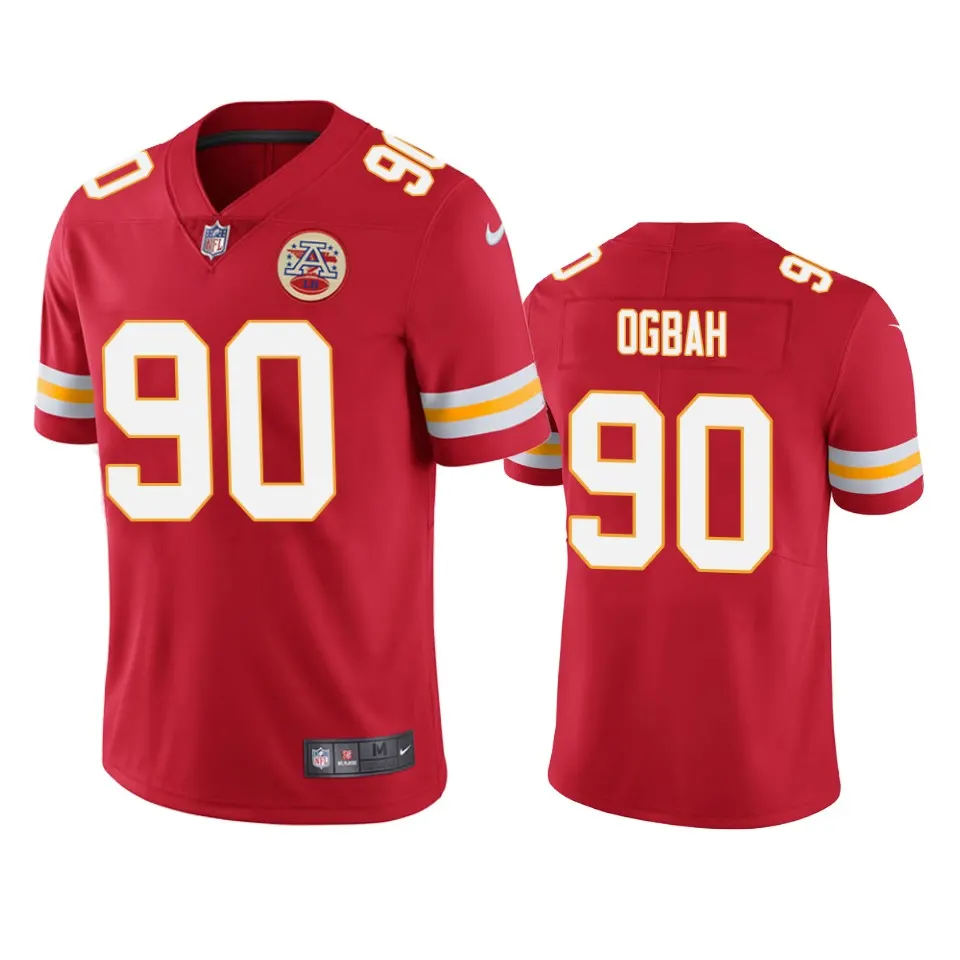 Emmanuel Ogbah Kansas City Chiefs Nike Vapor Limited Jersey - Red