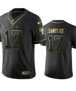 Emmanuel Sanders San Francisco 49ers Nike Golden Edition Vapor Limited Jersey - Black