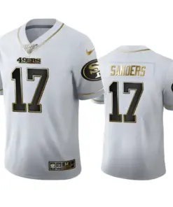 Emmanuel Sanders San Francisco 49ers Nike 100th Season Golden Edition Jersey - White