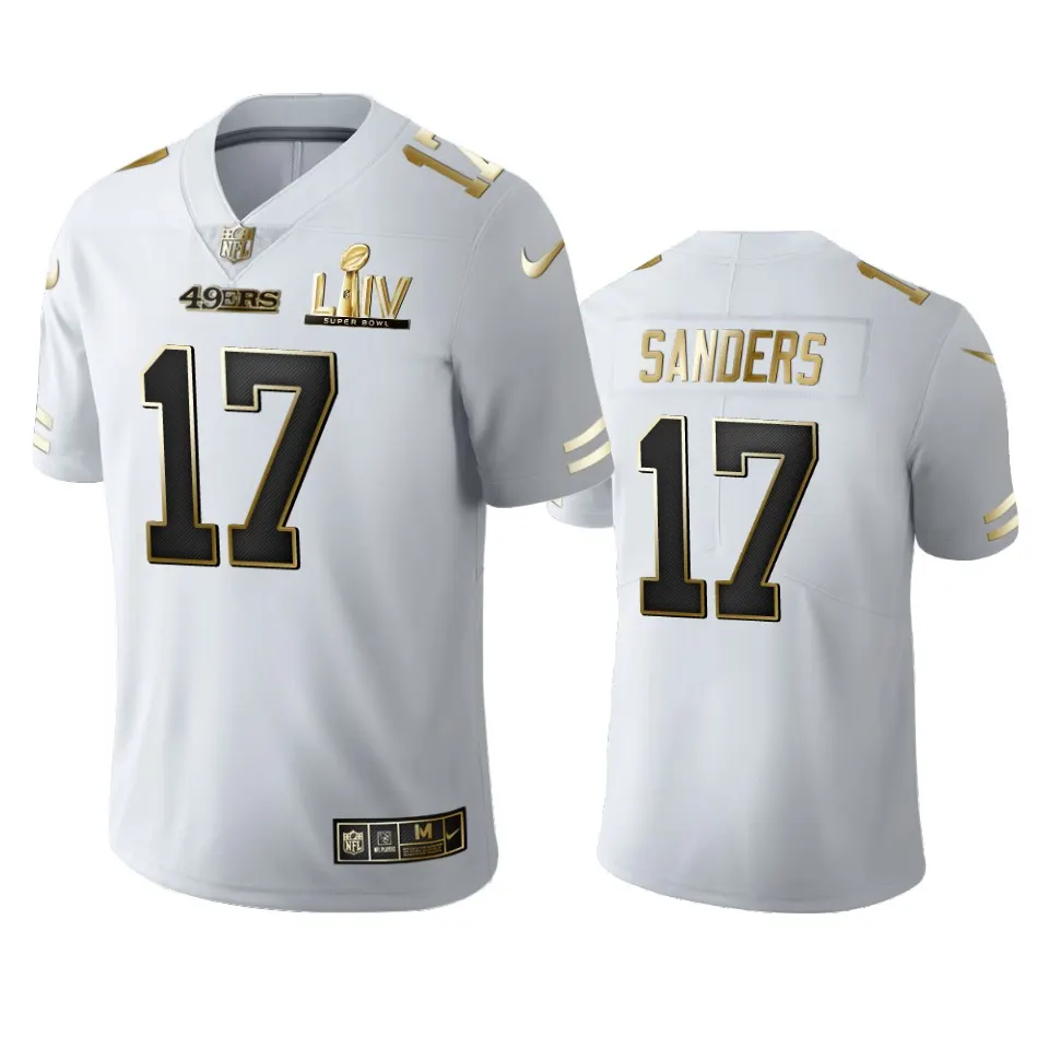 Emmanuel Sanders San Francisco 49ers Nike Super Bowl LIV Golden Edition Jersey - White