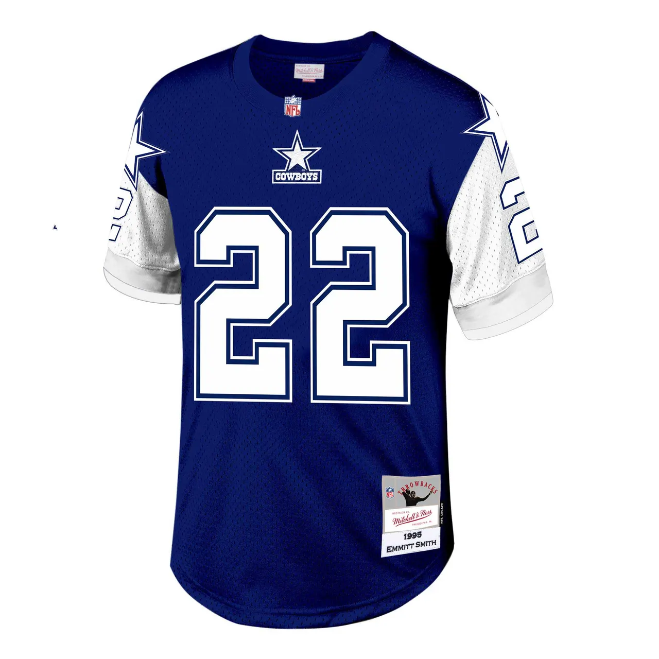 Emmitt Smith Dallas Cowboys Mitchell & Ness 1995 Legacy Replica Jersey - Navy