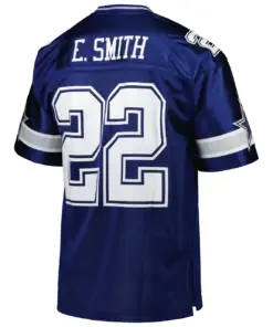 Emmitt Smith Dallas Cowboys Mitchell & Ness 1996 Retired Player Jersey - Navy - Image 4