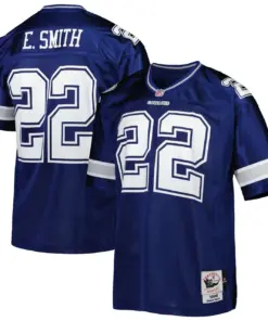 Emmitt Smith Dallas Cowboys Mitchell & Ness 1996 Retired Player Jersey - Navy