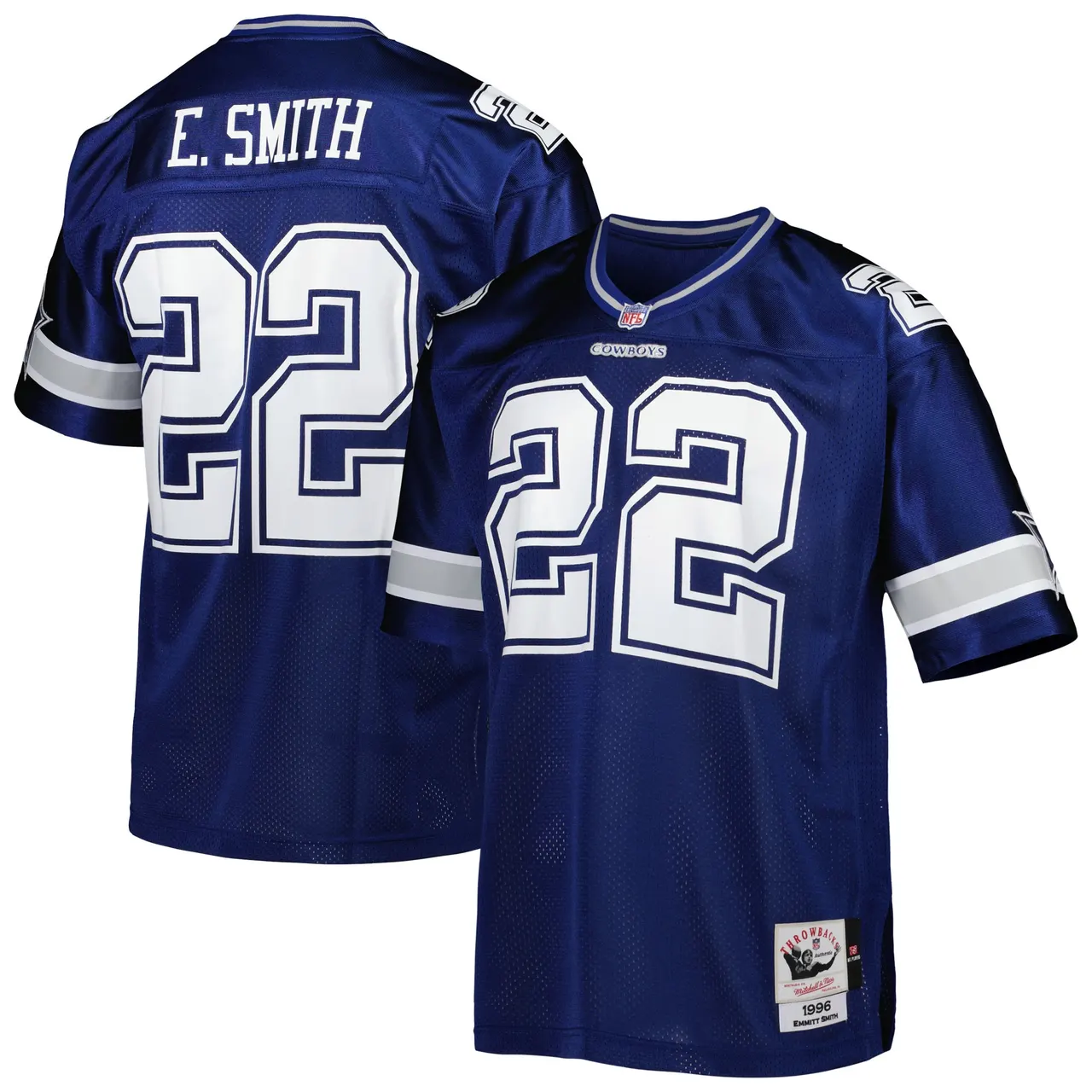Emmitt Smith Dallas Cowboys Mitchell & Ness 1996 Retired Player Jersey - Navy