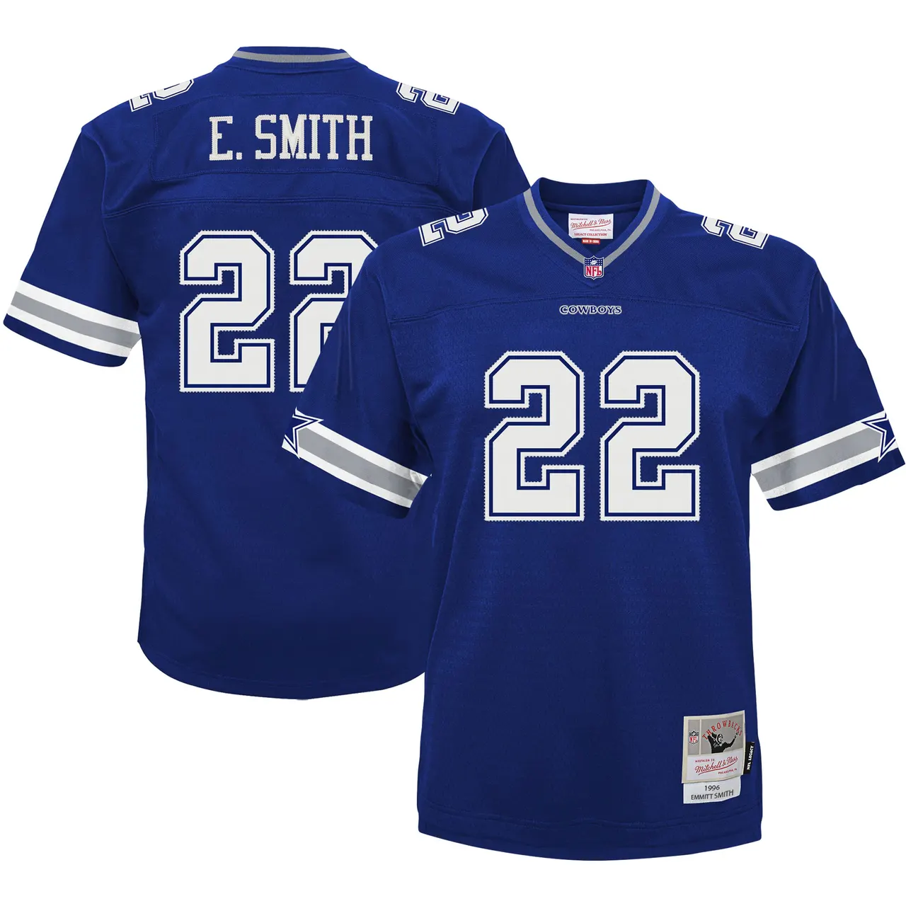Emmitt Smith Dallas Cowboys Mitchell & Ness Preschool 1996 Retired Player Legacy Jersey - Navy - Image 2