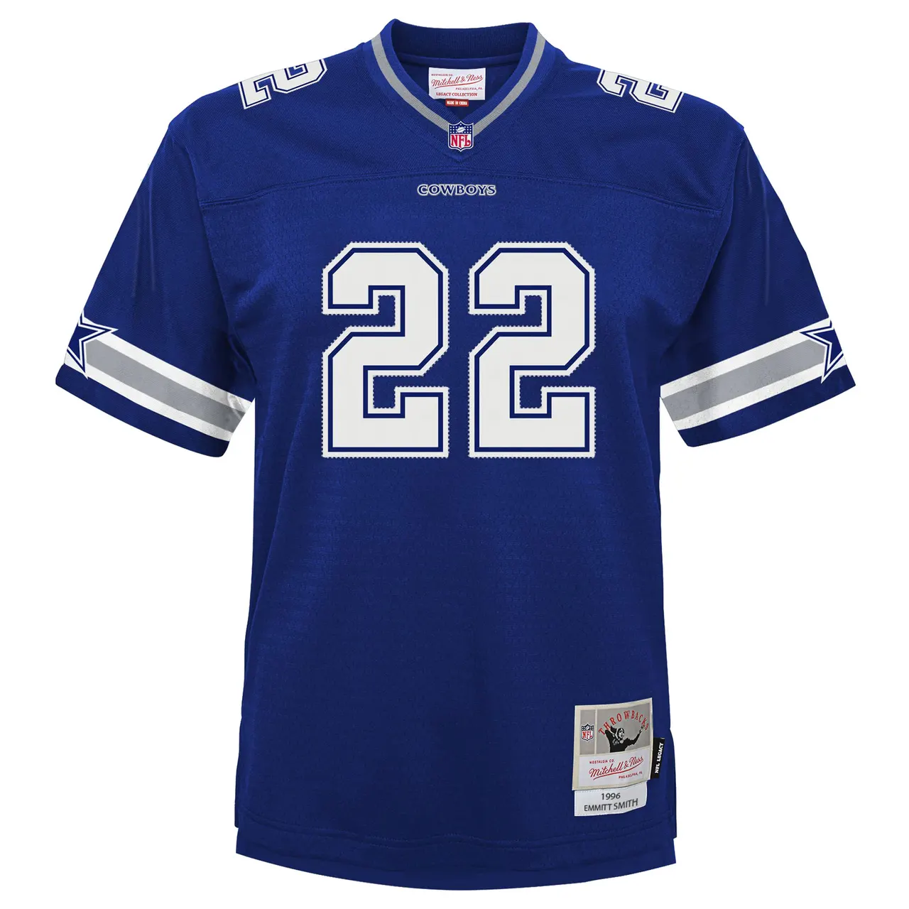 Emmitt Smith Dallas Cowboys Mitchell & Ness Preschool 1996 Retired Player Legacy Jersey - Navy - Image 3