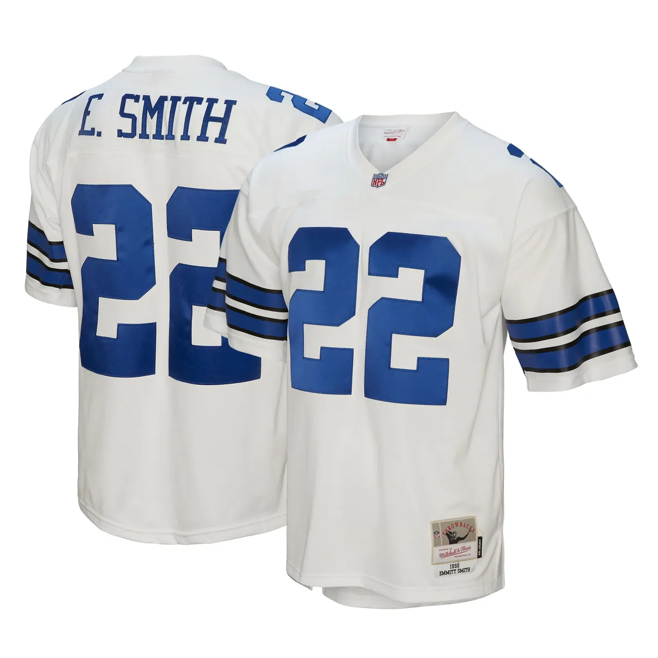 Emmitt Smith Dallas Cowboys Mitchell & Ness Youth Retired Player Legacy Jersey - White - Image 2