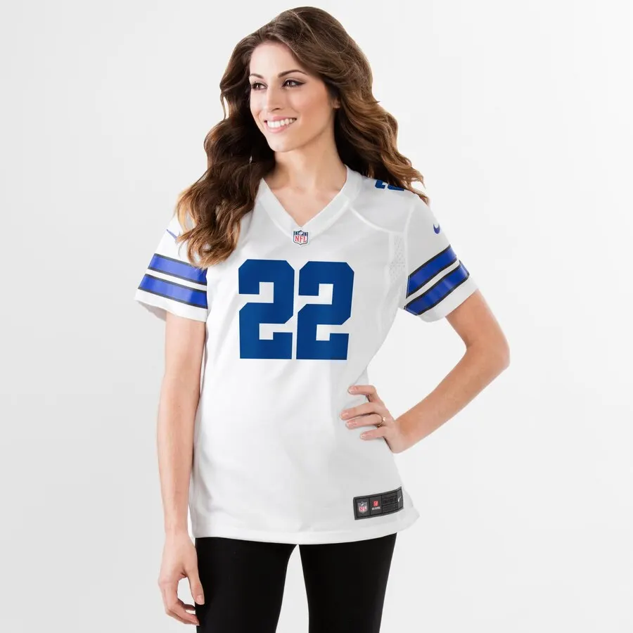 Emmitt Smith Dallas Cowboys Nike Women's Retired Player Game Jersey - White - Image 2