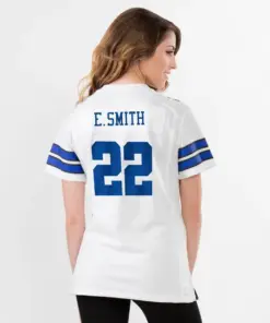 Emmitt Smith Dallas Cowboys Nike Women's Retired Player Game Jersey - White - Image 3