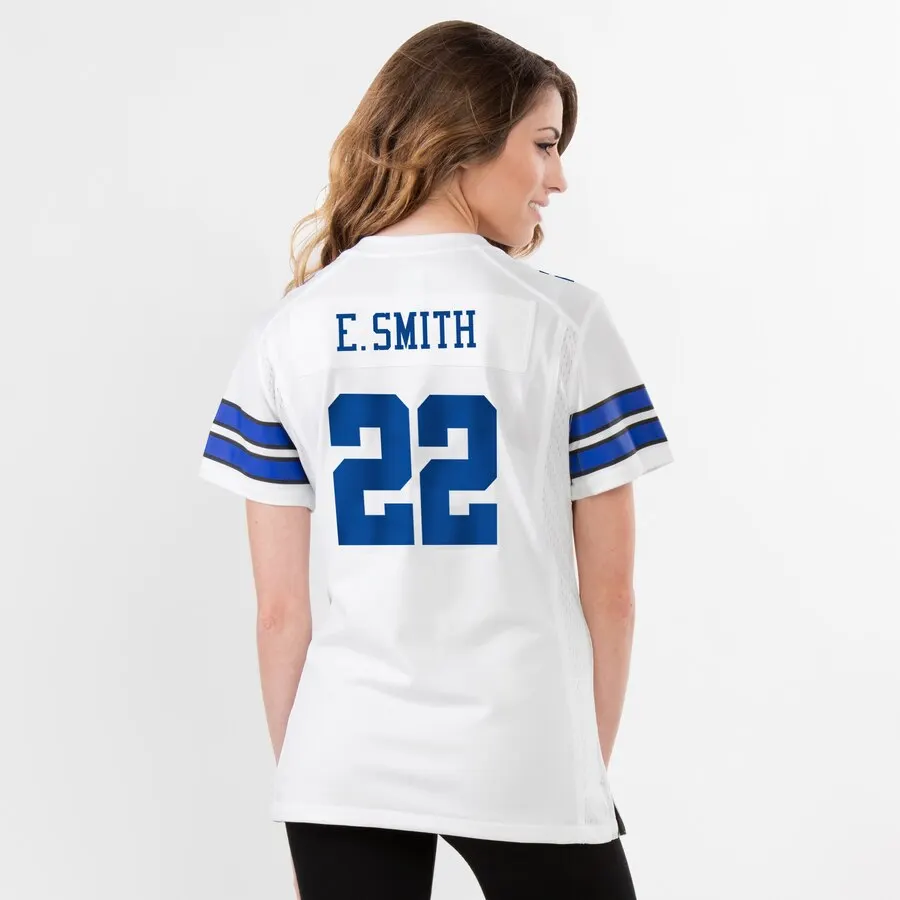 Emmitt Smith Dallas Cowboys Nike Women's Retired Player Game Jersey - White - Image 3