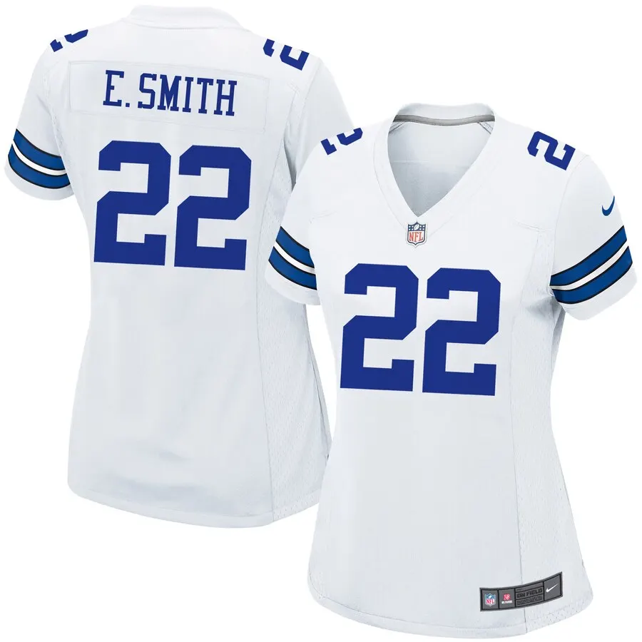 Emmitt Smith Dallas Cowboys Nike Women's Retired Player Game Jersey - White