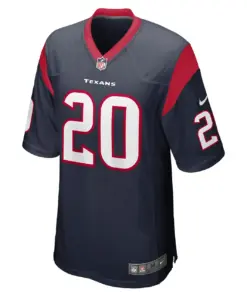 Eno Benjamin Houston Texans Nike Game Player Jersey - Navy - Image 3