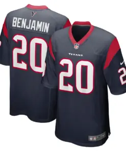 Eno Benjamin Houston Texans Nike Game Player Jersey - Navy - Image 2