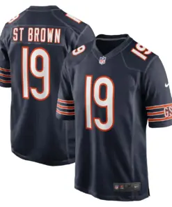 Equanimeous St. Brown Chicago Bears Nike Game Player Jersey - Navy - Image 2