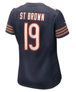 Equanimeous St. Brown Chicago Bears Nike Women's Game Player Jersey - Navy - Image 4