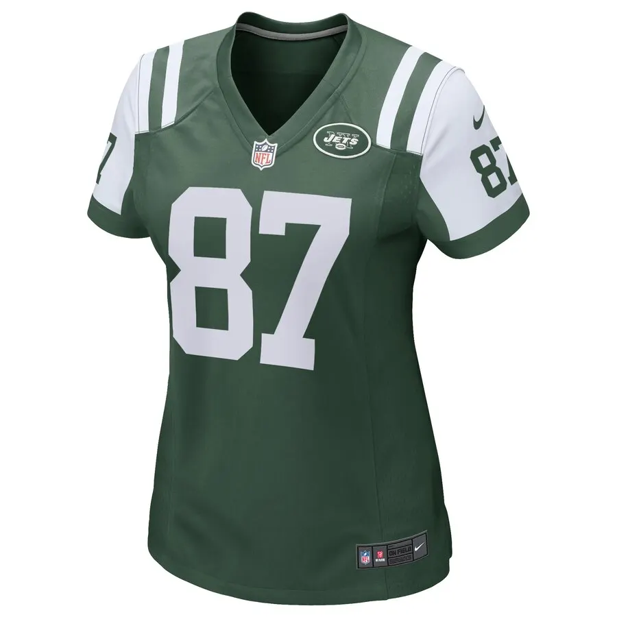 Eric Decker New York Jets Nike Girls Youth Game Jersey - Kelly Green - Image 2