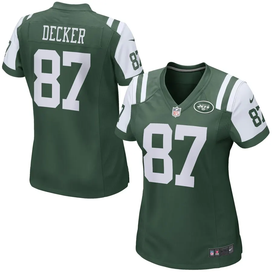 Eric Decker New York Jets Nike Girls Youth Game Jersey - Kelly Green