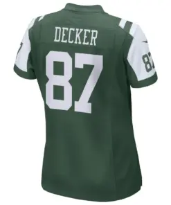 Eric Decker New York Jets Nike Girls Youth Game Jersey - Kelly Green - Image 3