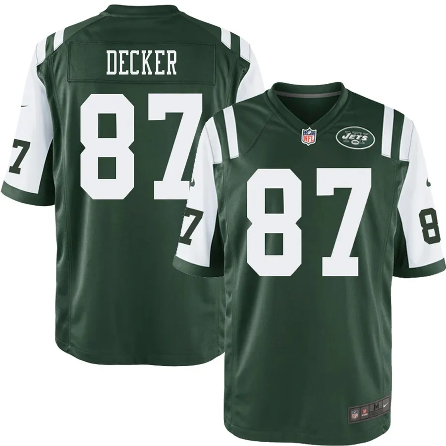 Eric Decker New York Jets Nike Youth Team Color Game Jersey - Kelly Green