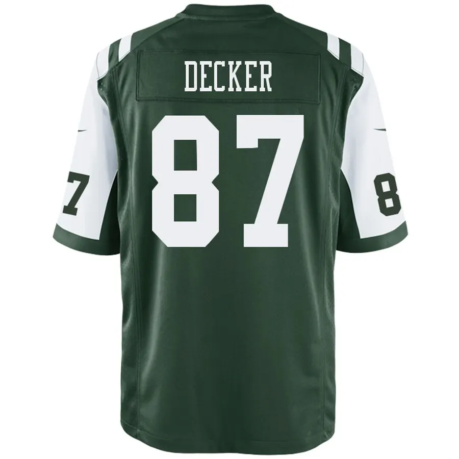Eric Decker New York Jets Nike Youth Team Color Game Jersey - Kelly Green - Image 3