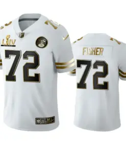 Eric Fisher Kansas City Chiefs Nike Super Bowl LIV Golden Edition Jersey - White
