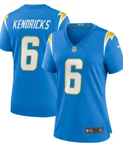 Alternative view of Eric Kendricks Los Angeles Chargers Nike Women's Game Player Jersey - Powder Blue