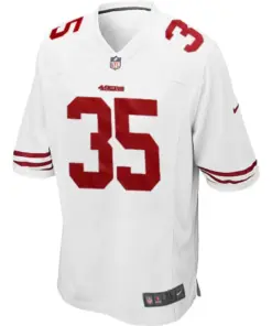 Alternative view of Eric Reid San Francisco 49ers Nike Youth Game Jersey - White