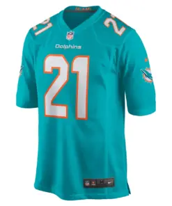 Eric Rowe Miami Dolphins Nike Game Jersey - Aqua - Image 3