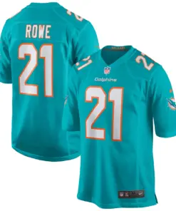 Eric Rowe Miami Dolphins Nike Game Jersey - Aqua