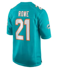 Eric Rowe Miami Dolphins Nike Game Jersey - Aqua - Image 4