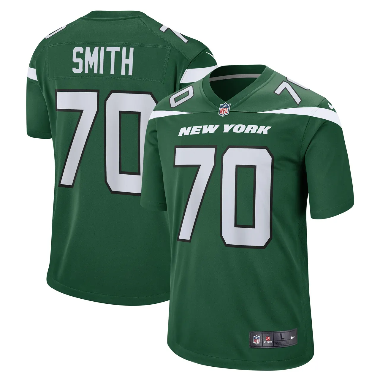 Eric Smith New York Jets Nike Game Player Jersey - Gotham Green - Image 2